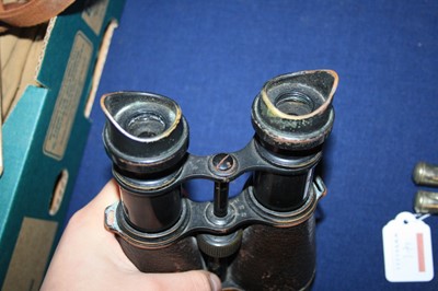 Lot 43 - A pair of WW I military binoculars, with War...