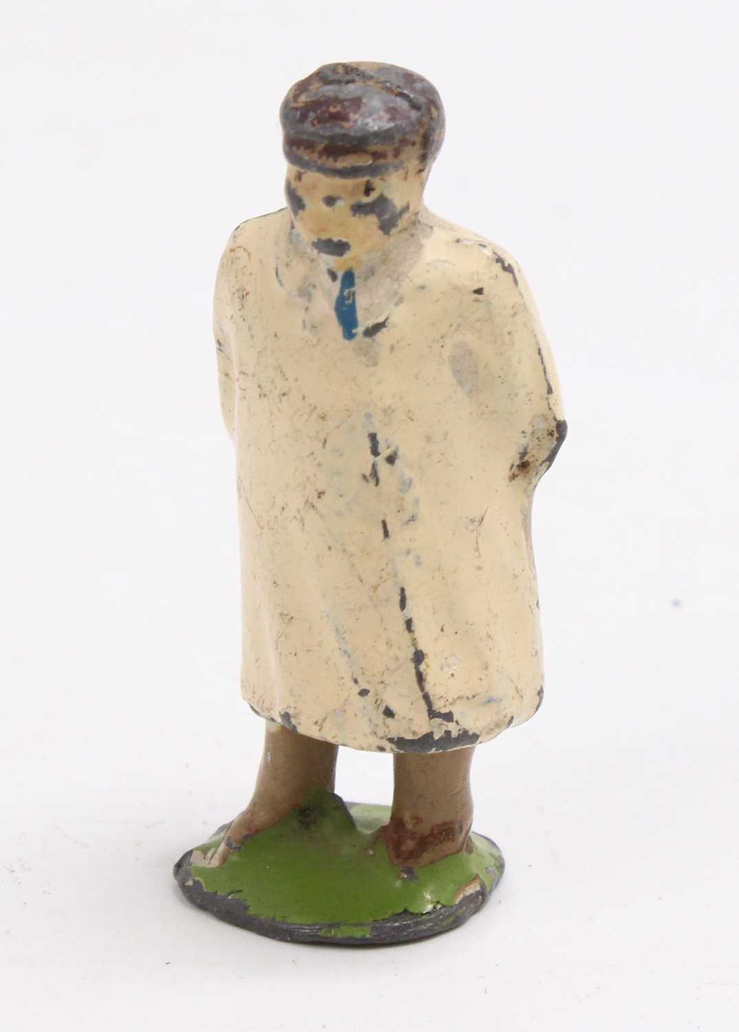 Lot 1569 - Pixyland Kew, lead cricket umpire figure, as...