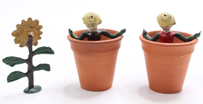 Lot 1537 - Luntoy Bill and Ben The Flowerpot men figure...