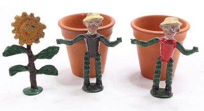 Lot 1537 - Luntoy Bill and Ben The Flowerpot men figure...