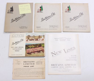 Lot 1594 - One folder containing a collection of pre-1950...