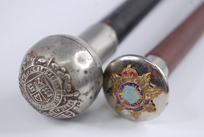 Lot 169 - A early 20th century swagger stick, having an...