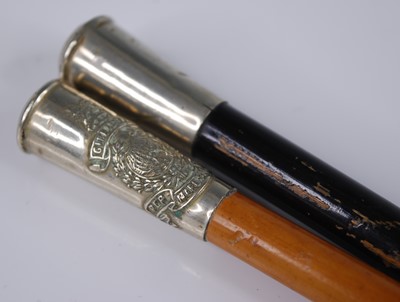 Lot 41 - An early 20th century swagger stick, having a...