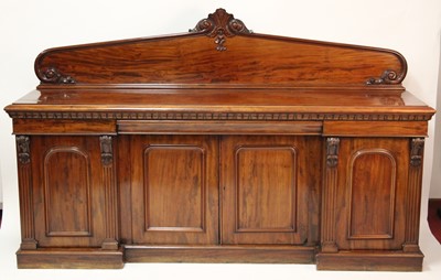 Lot 2545 - An early Victorian plum-pudding mahogany...