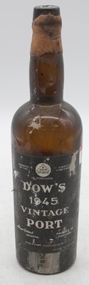 Lot 1340 - Dow's vintage port, 1945, one bottle, ullage...