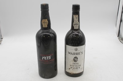 Lot 1346 - Warre's vintage port, 1975, one bottle; and...