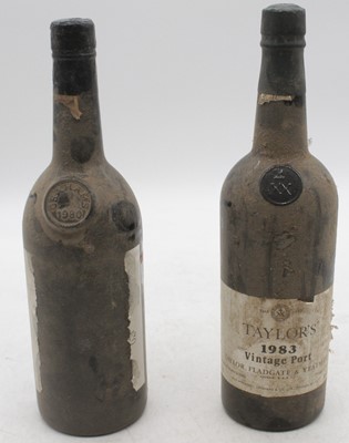 Lot 1350 - Graham's vintage port, 1980, one bottle; and...