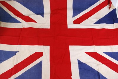 Lot 243 - A 20th century cotton Union flag marked...