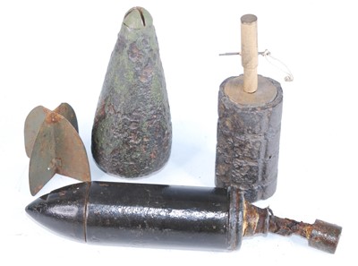 Lot 304 - A WW I French Brandt 60mm pnuematic mortar...