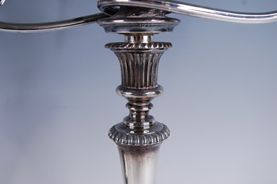 Lot 2129 - A pair of George III silver candlesticks, with...