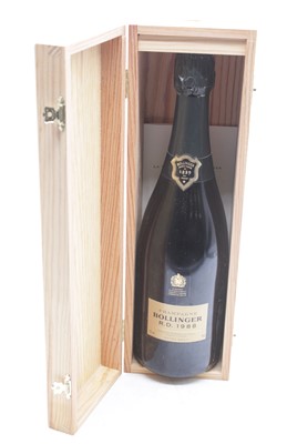 Lot 1243 - Bollinger R.D., 1988, vintage champagne, one...