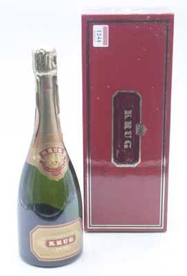 Lot 1244 - Krug Grand Cuvee champagne, one bottle in carton