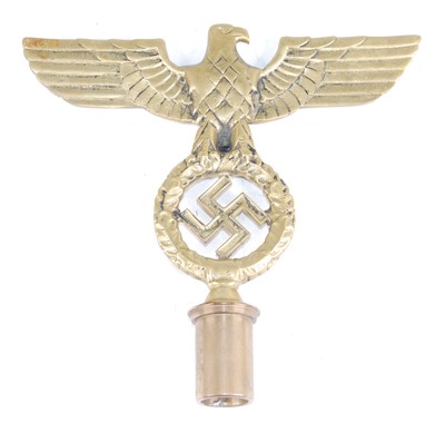 Lot 275 - A German NSDA flag pole finial, in the form of...