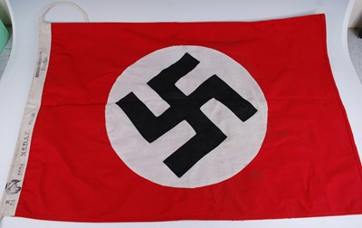 Lot 277 - A reproduction German NSDAP flag, having a...