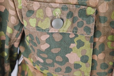 Lot 313 - A German SS camouflage tunic, in dot pattern...