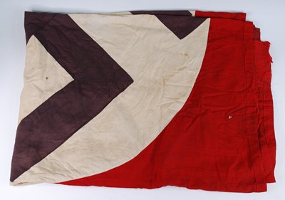 Lot 338 - A large German Third Reich NSDAP flag, having...