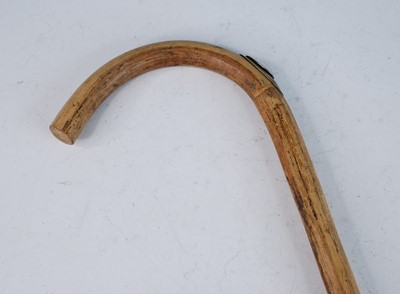 Lot 395 - A 20th century bamboo walking stick/horse...