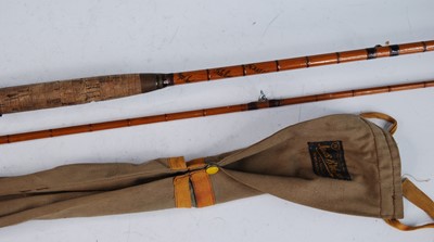 Lot 396 - A Hardy The "A.H.E. Wood" palakona split cane...