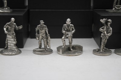 Lot 86 - A collection of English Miniatures pewter...