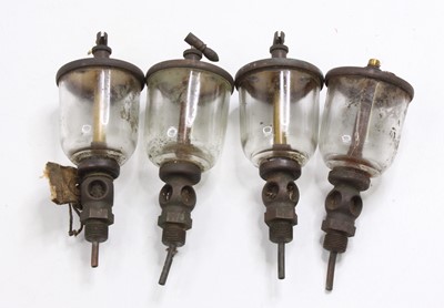 Lot 44 - Collection of 4 oil feed cups