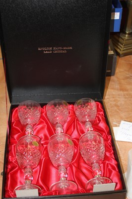 Lot 114 - A collection of crystal glass ware to include...