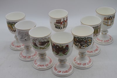 Lot 166 - A set of eight Royal Doulton 12 Days of...