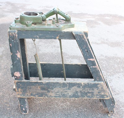 Lot 50 - A cast iron Mclover of Leeds and Co pedal...