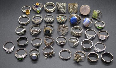 Lot 442 - A collection of modern white metal (mostly...