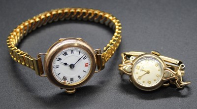 Lot 446 - A lady's Rotary 9ct gold cased mechanical...