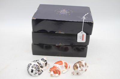 Lot 225 - A Royal Crown Derby model of a dog 'Scruff';...