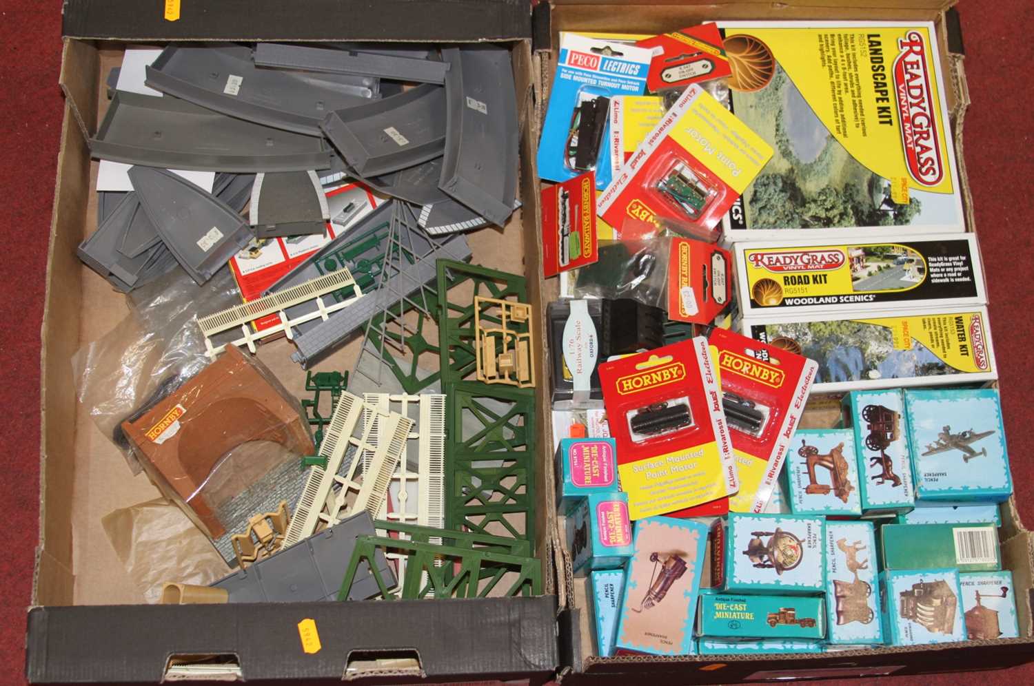 Lot 1486 - Two boxes of used and new Hornby Peko Ready...