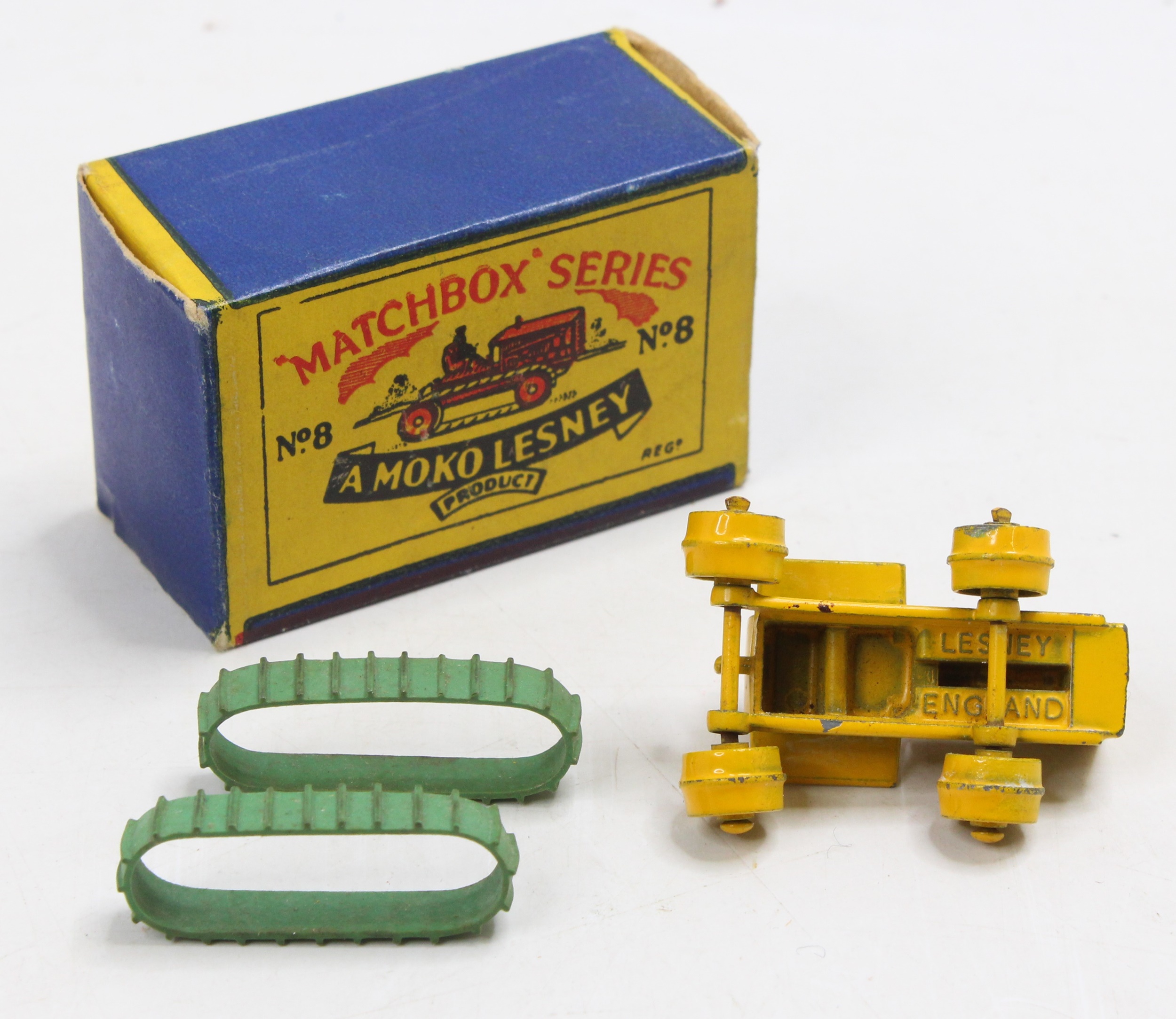 Matchbox Lesney 8 Caterpillar Tractor Box.Vintage.1957 | eBay