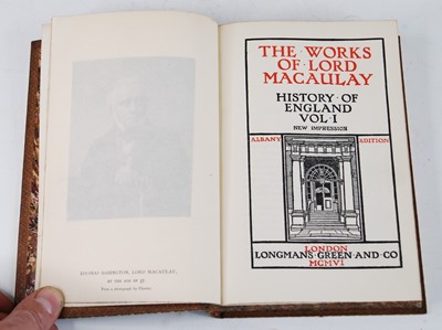 Lot 2037 - Macaulay, Lord Thomas Babbington: The Works of...