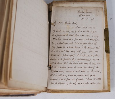 Lot 455 - A vellum bound collection of Victorian love...