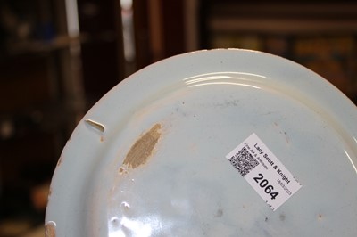 Lot 2064 - A Lambeth polychrome delftware plate, circa...