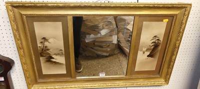 Lot 1178 - An early 20th century gilt decorated wall...