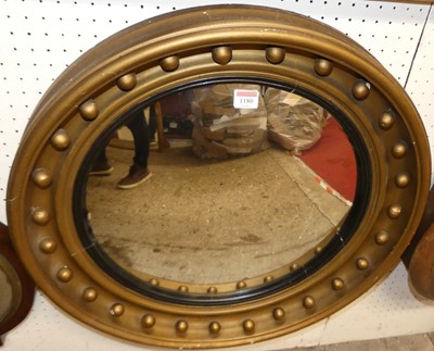 Lot 1180 - An early 20th century gilt decorated circular...