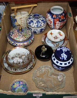 Lot 66 - A collection of Eastern ceramics and metalware,...