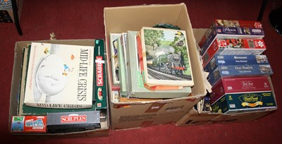 Lot 88 - Three boxes of board games
