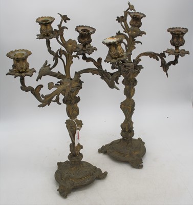 Lot 104 - Thomas Abbott - a pair of 19th century Rococo...