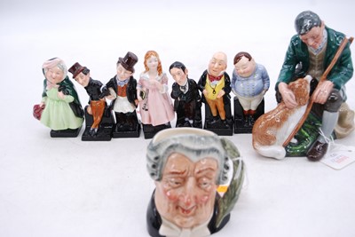 Lot 193 - A collection of various Royal Doulton figures,...