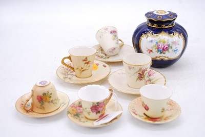 Lot 192 - A Royal Crown Derby porcelain pot pourri,...