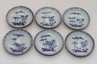 Lot 206 - A set of twelve mid 18th century Chinese blue...