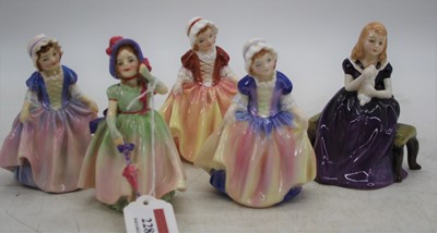 Lot 228 - A collection of five Royal Doulton figures of...