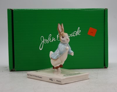 Lot 173 - A John Beswick Beatrix Potter figure 'Peter on...