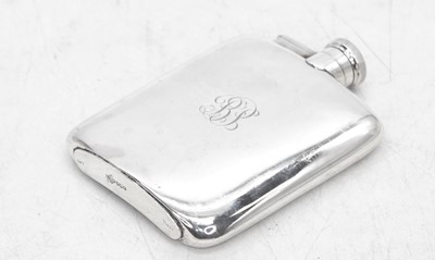 Lot 291 - An Edward VIII silver hip flask, Sheffield...