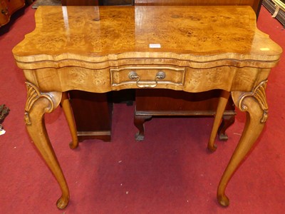 Lot 1226 - An early Georgian style figured walnut and...