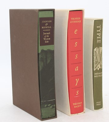 Lot 473 - Three Folio Society books, to include Johnson...