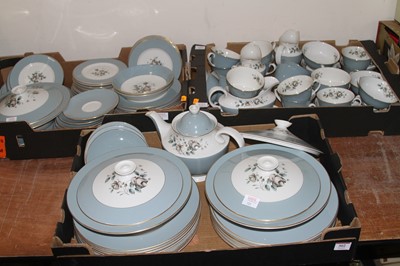 Lot 502 - A Royal Doulton Rose Elegans pattern tea and...