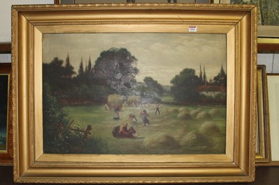 Lot 1014 - Early 20th century English school - Harvest...